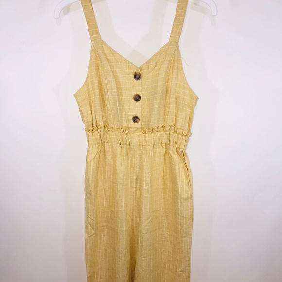 NWT Romeo & Juliet Couture Linen Jumpsuit Size S - Picture 3 of 8